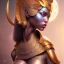 Placeholder: sango fantasy, fantasy magic, intricate, sharp focus, illustration, highly detailed, digital painting, concept art, matte, art germ and Boris Vallejo and kehinde wiley, masterpiece Egyptian African model sexy boobs silver pretty lips snow moon background