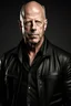 Placeholder: Bruce Willis in black leather