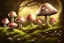 Placeholder: mushrooms home with windows