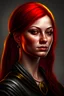 Placeholder: trained, female with red hair portrait baldur's gate