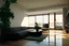 Placeholder: realistic apartment, luxury, tokyo, furnished living room, homey, plants, 4k