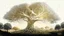 Placeholder: Valinor, tolkien, one giant golden tree, one giant silver tree