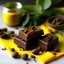 Placeholder: Chocolate with turmeric and coriander