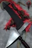 Placeholder: berserker meaty black hair longsword