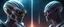 Placeholder: Close-up confrontation between an ancient alien outcast leader and a space broker, standing only a meter apart, intense eye contact, glowing crystalline rod between them, anger mixed with sadness, dramatic facial expressions, shallow depth of field, cinematic lighting, stylized 3D anime, airbrush painting, crisp outlines