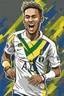 Placeholder: Neymar Brazilian soccer player Carton 2d