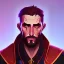 Placeholder: Portrait of a 30 year old strange warlock