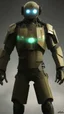 Placeholder: photorealistic, military cybernetics, weapons test, military colors, browns, beige, green, rust