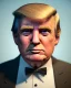 Placeholder: Waist up Portrait, Donald trump muppet, Wes Anderson style, photo studio, unreal engine 5, god lights, ray tracing, RTX, lumen lighting, ultra detail, volumetric lighting, 3d.