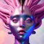 Placeholder: flower glitter alien pink and blue in a galactic ambiance, delicate colors in the foreground, full of details, smooth, light effect，vaporwave colorful, smooth, extremely sharp detail, finely tuned detail, ultra high definition, 8 k, unreal engine 5, ultra sharp focus