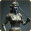 Placeholder: a greek marmor statue of athena, steam punk, scary, horror, realistic, made in octane, cinematic, movie, CGI, ultra-realistic, extremely detailed octane rendering, 8K, VRAY Super Real ar 2:3, dof photorealistic futuristic 50mm lens hard lighting dark gray tintype photograph, realistic lighting, sephia colors