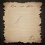 Placeholder: Hyper realistic love letter with script font on a vintage paper with dark background