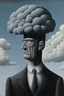 Placeholder: No brain, no effect; René Magritte.