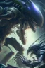 Placeholder: Alien fighting ,highly detailed, artstation, sharp focus,4k