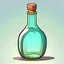 Placeholder: cartoon empty bottle