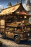 Placeholder: medieval food truck