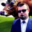 Placeholder: A cow wearing a suit and tie