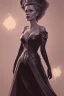 Placeholder: Brigitte Bardot as evil queen in black leather, leather, busty, cleavage, angry, stern look. character design by cory loftis, fenghua zhong, ryohei hase, ismail inceoglu and ruan jia. unreal engine 5, artistic lighting, highly detailed, photorealistic, fantasy.