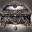 Placeholder: watercolor drawing gothic black jewelry box, black lace, pearls, black roses, on a white background, Trending on Artstation ::{creative commons}:: Illustration :: Color Grading:: Filmic, Nikon D750, Brenizer Method, Perspective, Depth of Field, F/2.8, Lens Flare, Tonal Colors, 8K, Full-HD, ProPhoto RGB, Perfectionism, Rim Lighting, Natural Lighting, Soft Lig