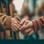 Placeholder: generate full image man and woman holding hands in a romantic way