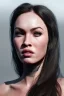 Placeholder: Megan Fox portrait, dark foggy city, 8k resolution, high-quality, fine-detail, digital art, detailed matte, volumetric lighting, dynamic lighting, photorealistic