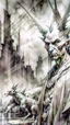 Placeholder: sketch-style painting high quality of a dragon art by Yoji Shinkawa and Valeria Burzo large bats in the background destroyed city budlings babies' in heaven