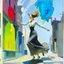 Placeholder: woman dancing in the street Surrealism Andrew Newell Wyeth Yves Tanguy Art Deco