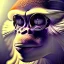 Placeholder: An ultra hd detailed painting of Disney Portrait of monky chilling out by android jones, earnst haeckel, james jean. behance contest winner, generative art, intricate patterns, fractalism, movie still, photorealistic