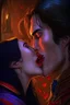 Placeholder: A couple from the dnd game curse of Strahd kissing, lips against lips