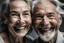 Placeholder: Beautiful gorgeous 50s mid age elderly senior model couple with grey hair laughing and smiling. Mature old man and woman close up portrait. Healthy face skin care beauty, skincare cosmetics, dental