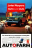 Placeholder: john players club 1980s cigarette advertisement sexy print Porsche autofarm magazine advertisement, vivid colours from the 80s, mcdonalds ad from the 80s, mac computer ad from the 80s, featuring a landrover being fixed at a farm. sheep are all over the place, company name in bold (AUTOFARM), nike print ad style, mac computer ad from the 80s, 1980s rc print advertisement, gangsta boys with mad weapons and girls