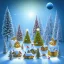 Placeholder: Cute tiny world Christmas diorama