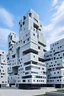 Placeholder: Edificio arquitectónico impresionante con cubos grandes