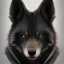 Placeholder: award winning portrait of a male anthropomorphic black wolf long vblack hair. character design by cory loftis, fenghua zhong, ryohei hase, ismail inceoglu and ruan jia. artstation, artistic lighting, highly detailed, photorealistic, fantasy