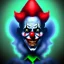 Placeholder: Killer clown neon death stormy