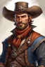 Placeholder: dungeons and dragons portrait of a wild west lawman