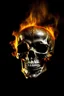 Placeholder: flaming skull