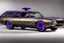 Placeholder: a military fighter jet station wagon hybrid purple paint job metallic