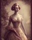 Placeholder: vintage style photos of women in tutor inspired dresses