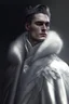 Placeholder: a handsome king, in a silver coat