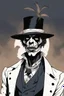 Placeholder: [art by Hugo Pratt and Corto Maltese] Baron Samedi's mismatched eyes widen in surprise at your question, a low chuckle rumbling in his chest. "Well, well, well, ain't you a clever one," he drawls, his voice a gravelly purr. "Ain't many folks who know their Bayou legends these days. But you, you're a different kettle of gators