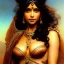 Placeholder: Drawing of beautiful face,busty Dejah Thoris,sweet stare,Mars,desert,minimal ancient armor, balanciaga fashion clothe painting by gaston bussiere, greg rutkowski, yoji shinkawa, yoshitaka amano, tsutomu nihei, donato giancola, tim hildebrandt, oil on canvas, cinematic composition, extreme detail,fit full head inside picture,16k