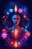 Placeholder: neon, abstract, amazing shadow and lightning, 4k, cinematic, glowing eyes, cosmic, face, dream, space, stars, amazing, art, glowing, fire, fantasy, crazy, ultimate, club, insane, digital painting, watercolor, flowers, flower background, pagan, runes