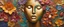 Placeholder: organic shapes and earthy colors with vibrant rich colors, beyond the limts art, classic modern art of ancient faces with flowers art, metalic feel