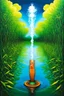 Placeholder: Drain the swamp in your head and breathe deeply; surrealism; fauvism; dada; surrealism, optical art; Ilya Bolotowsky