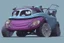 Placeholder: whimsical cartoon car with big eyes and its front grill forming a friendly smile