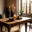 Placeholder: Generate an image of a table with a warm, inviting atmosphere. The table should be well-lit with soft, natural lighting The background should be slightly blurred.