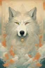 Placeholder: portrait of a mystic wolf, smoke, by victo ngai, by Hokusai, sacred geometry, medicine, sacred