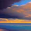 Placeholder: Marsh, Mike Viera, Landscape Painting, Ocean, Clouds