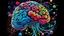 Placeholder: "Design a vibrant comic-styled artwork that captures the essence of a mighty brain, depicted as a tangible galactic entity. The brain itself should be intricately shaded to highlight its convoluted crevices, delicately lit by distant stars. The backdrop is to be an amalgamation of colourful swirling galaxies,